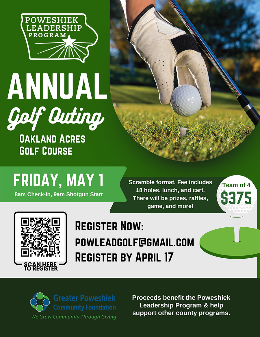 Poweshiek Leadership Program Golf Outing Flyer