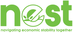 Nest logo - Navigating Economoic Stability Together